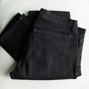 J brand super skinny black jeans